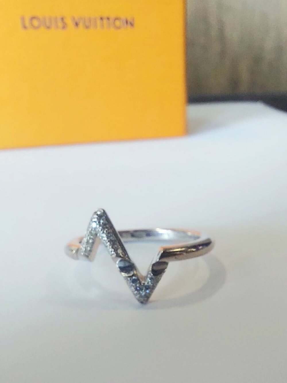 Louis Vuitton Volt Upside Down Ring Size 7.5